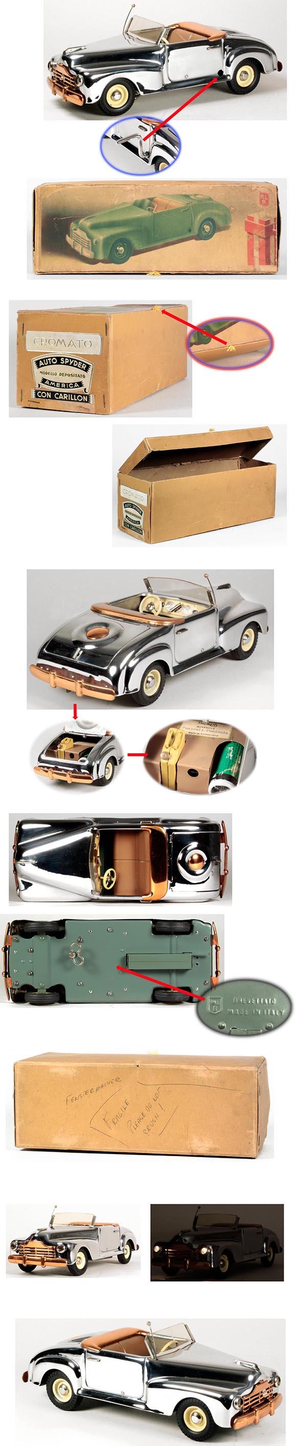 1946 Marchesini 2dr. Ford Convertible in Original Box